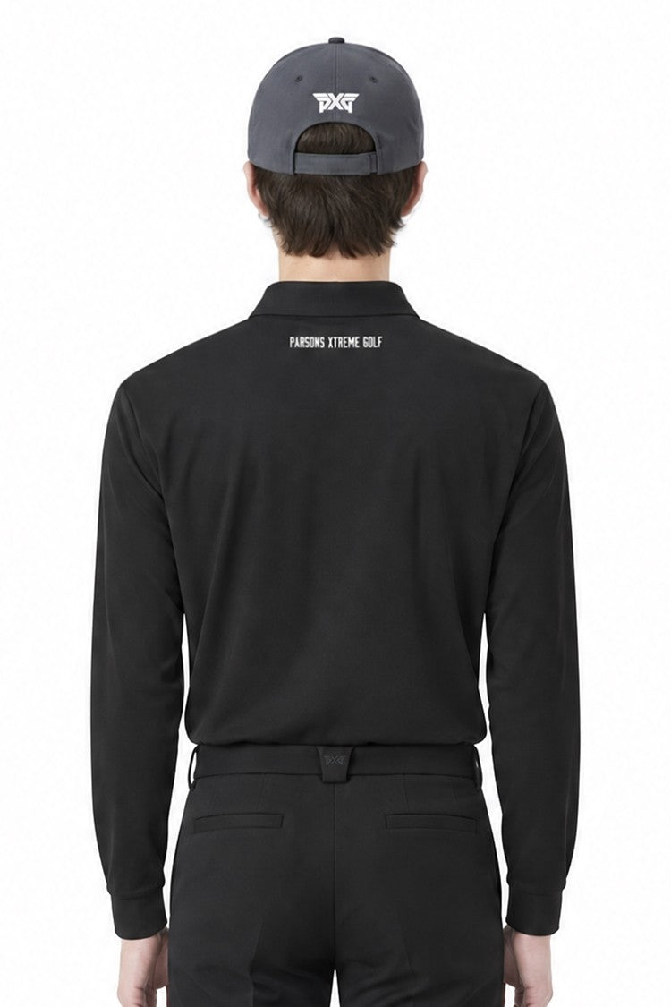 MNS ESSENTITAL BRUSHED COLLAR LS