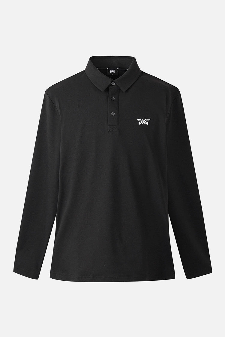 MNS ESSENTITAL BRUSHED COLLAR LS