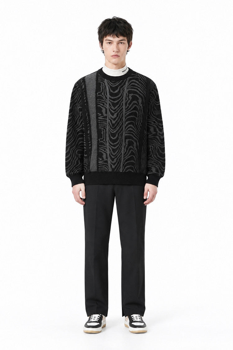 MNS DAMASCUS ROUND NECK SWEATER