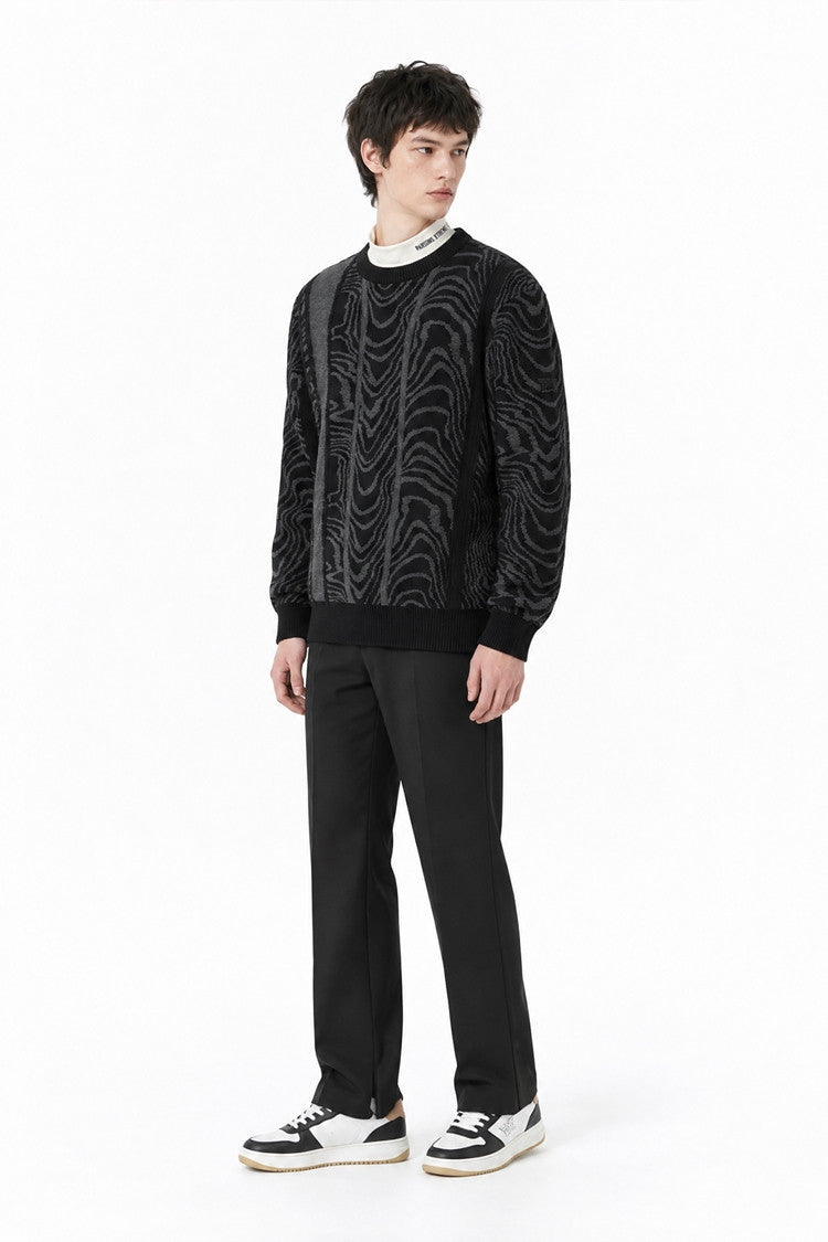 MNS DAMASCUS ROUND NECK SWEATER