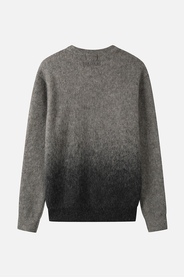 MNS GRADATION ROUND NECK SWEATER