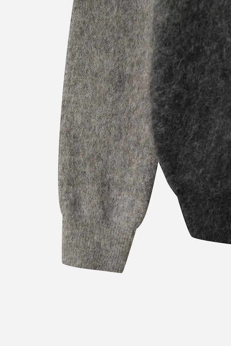 MNS GRADATION ROUND NECK SWEATER