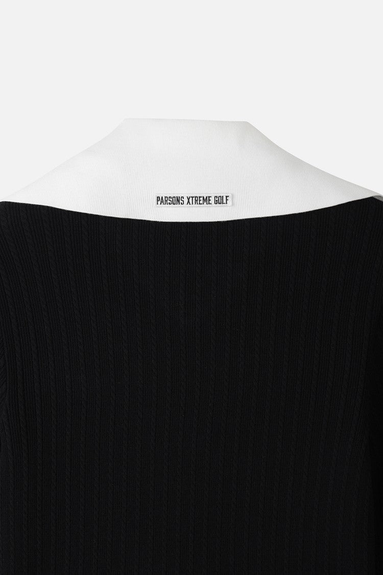 WMNS OPEN COLLAR SWEATER