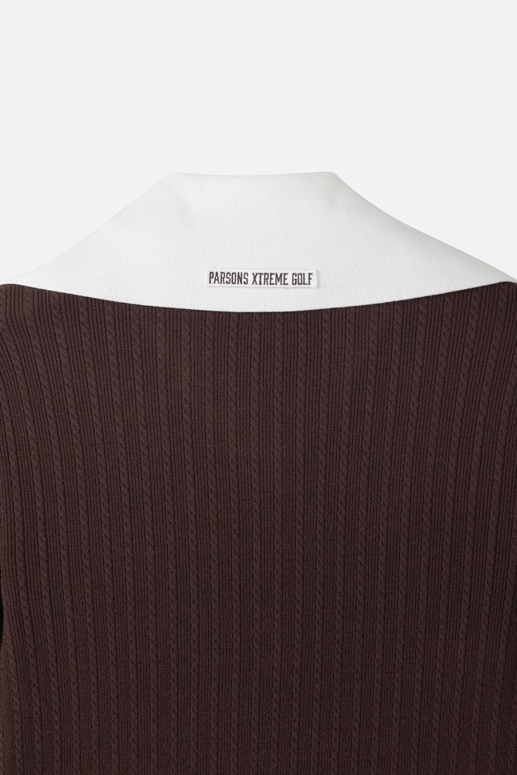 WMNS OPEN COLLAR SWEATER