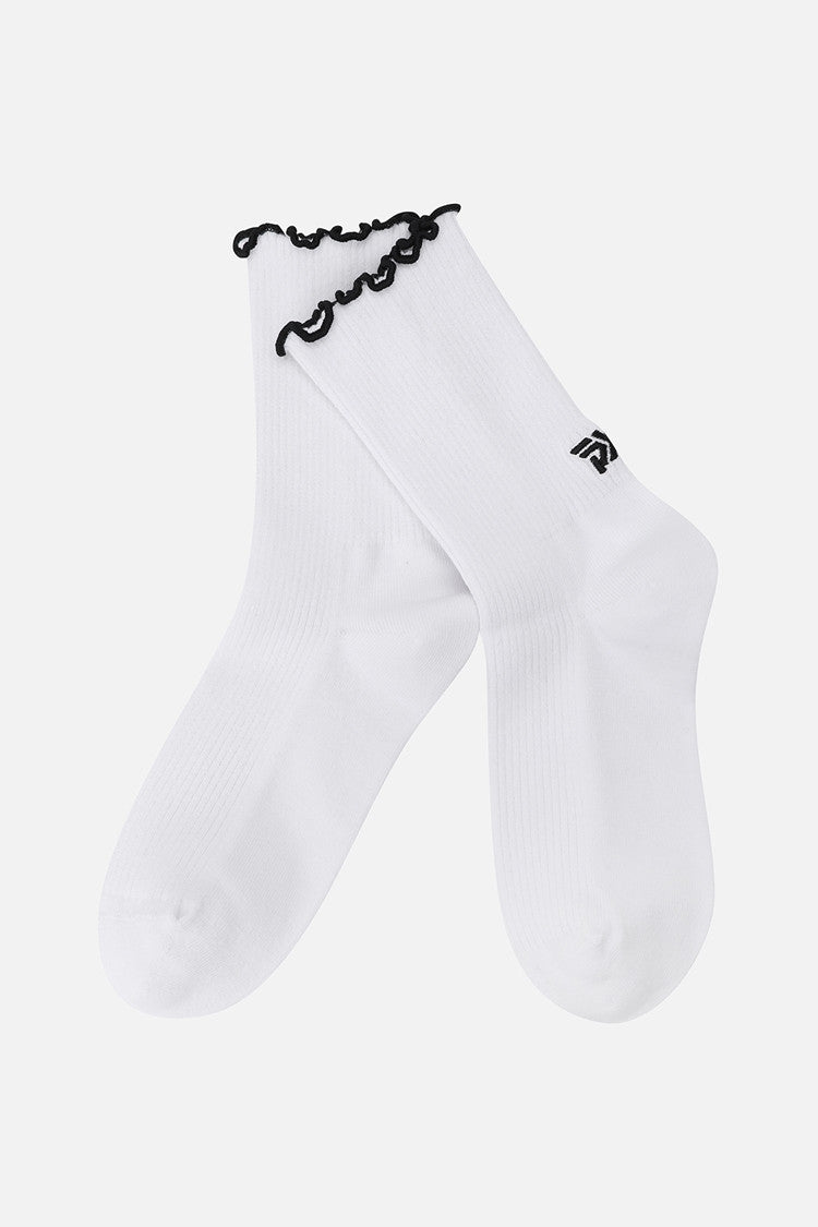 WMNS FRILL BAND MID SOCKS