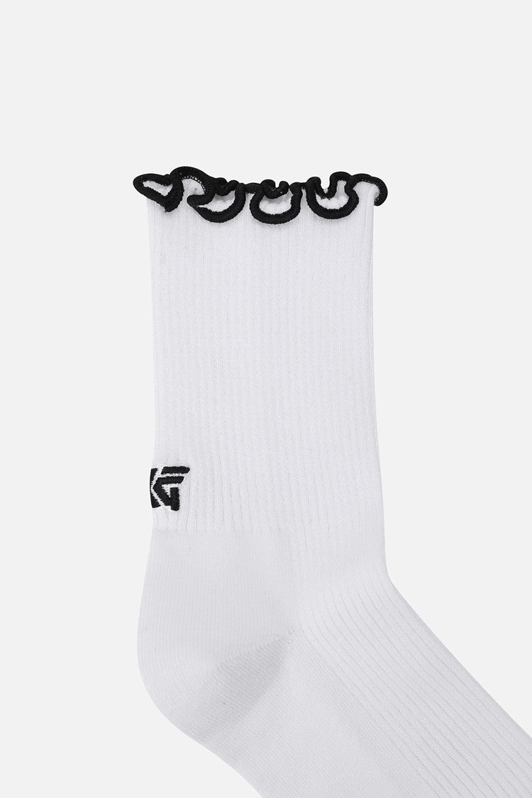 WMNS FRILL BAND MID SOCKS