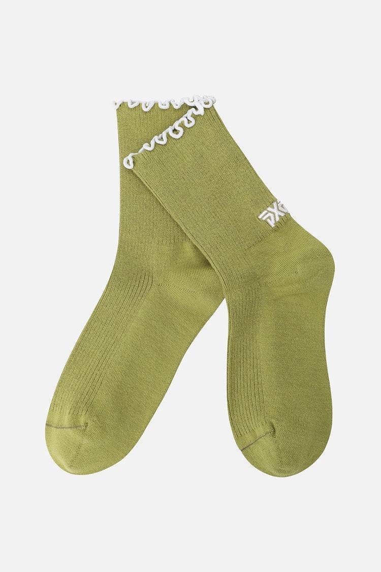 WMNS FRILL BAND MID SOCKS