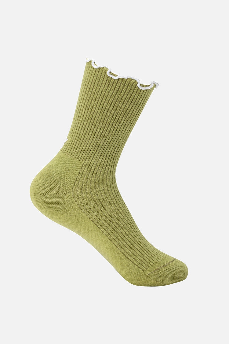 WMNS FRILL BAND MID SOCKS