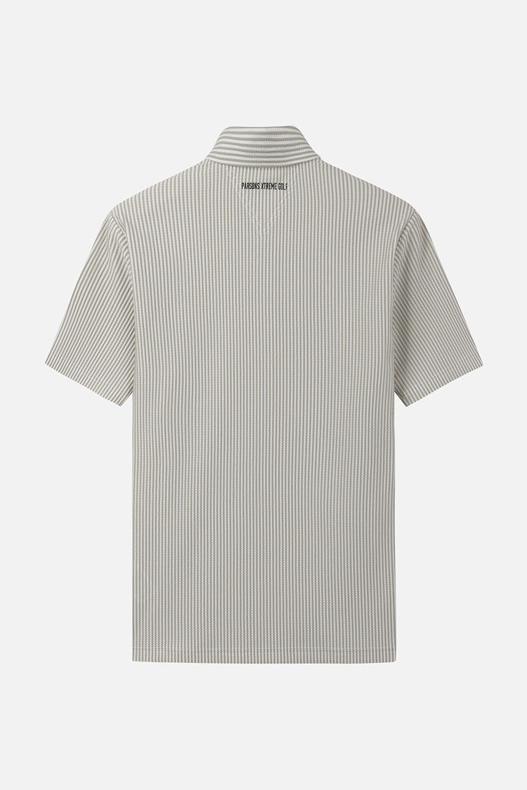 MNS STRIPE PATTERN COLLAR SS