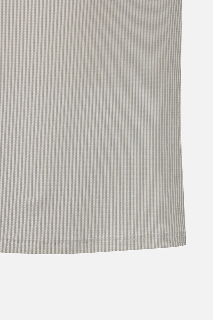 MNS STRIPE PATTERN COLLAR SS
