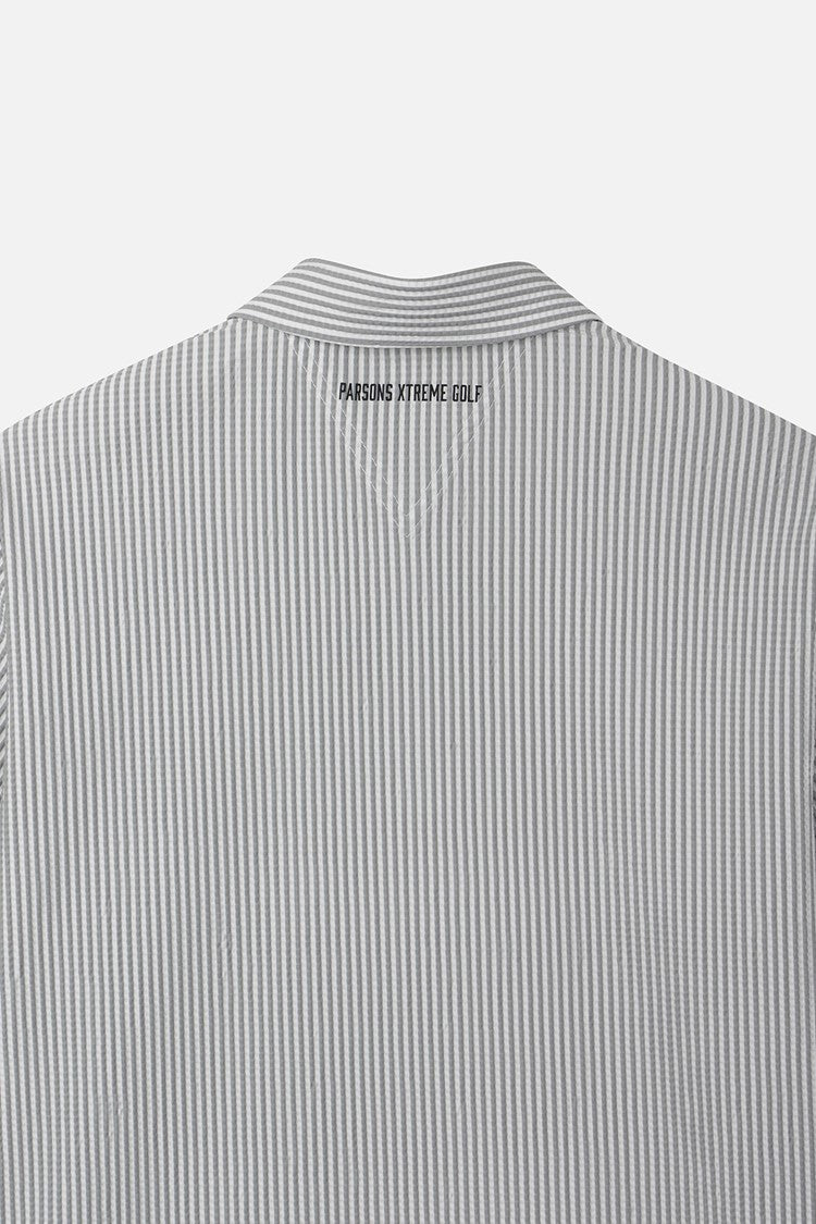 MNS STRIPE PATTERN COLLAR SS