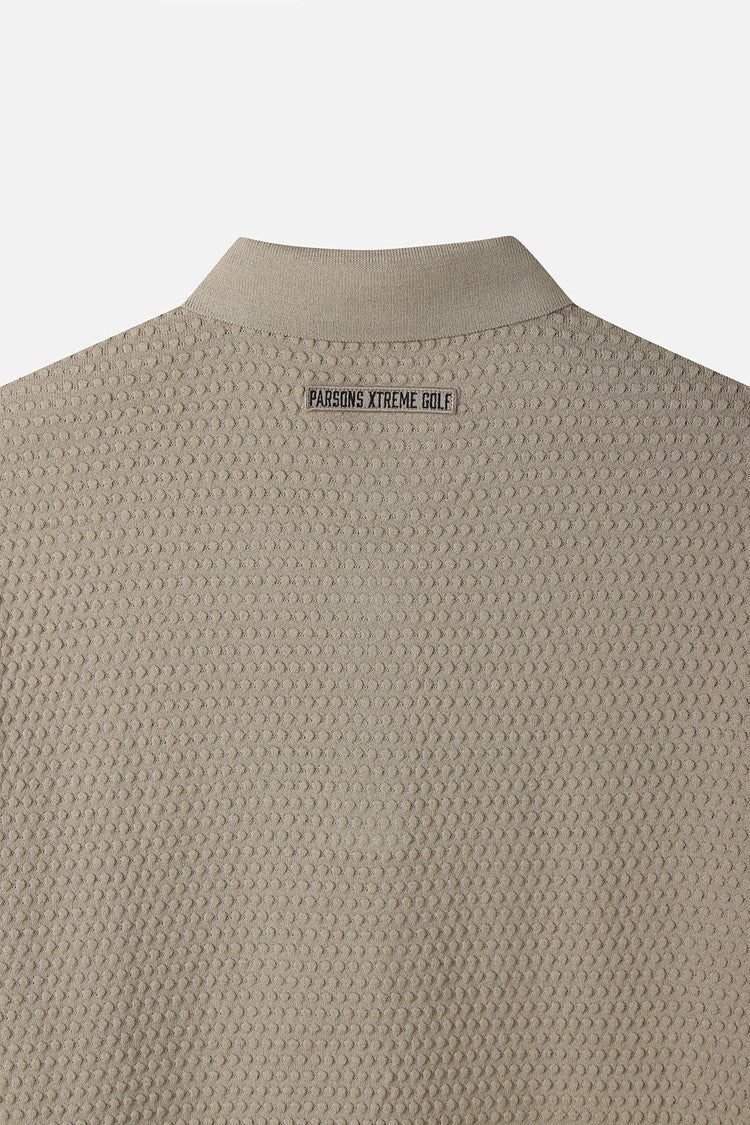 MNS TEXTURED SHORT-SLEEVED SWEATER