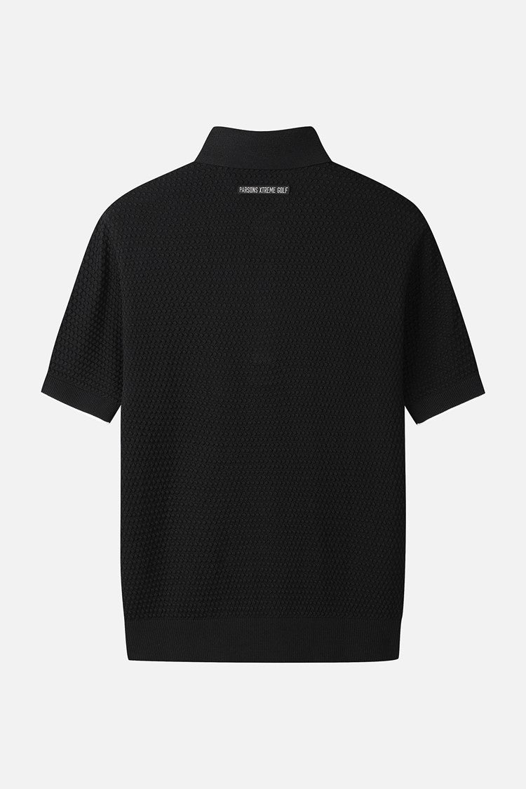 MNS TEXTURED SHORT-SLEEVED SWEATER