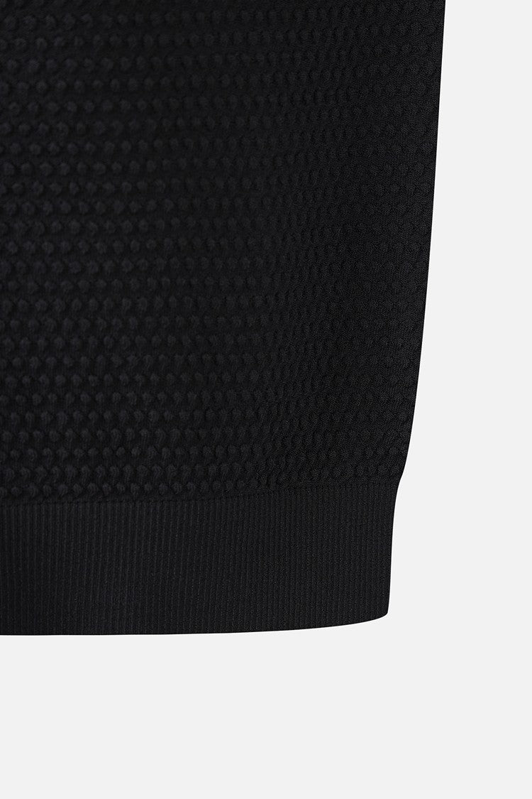 MNS TEXTURED SHORT-SLEEVED SWEATER