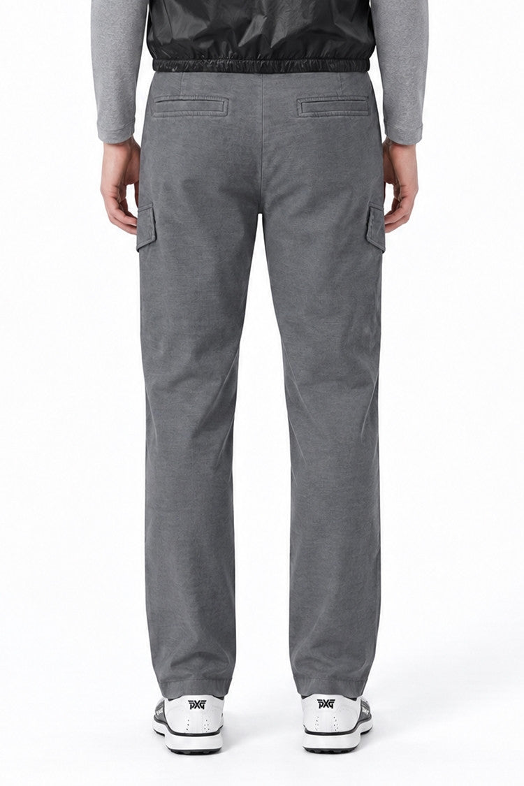 MNS DYEING SEMI-TAPERED FIT PANTS