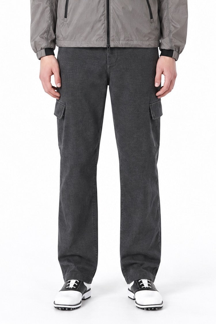 MNS DYEING SEMI-TAPERED FIT PANTS