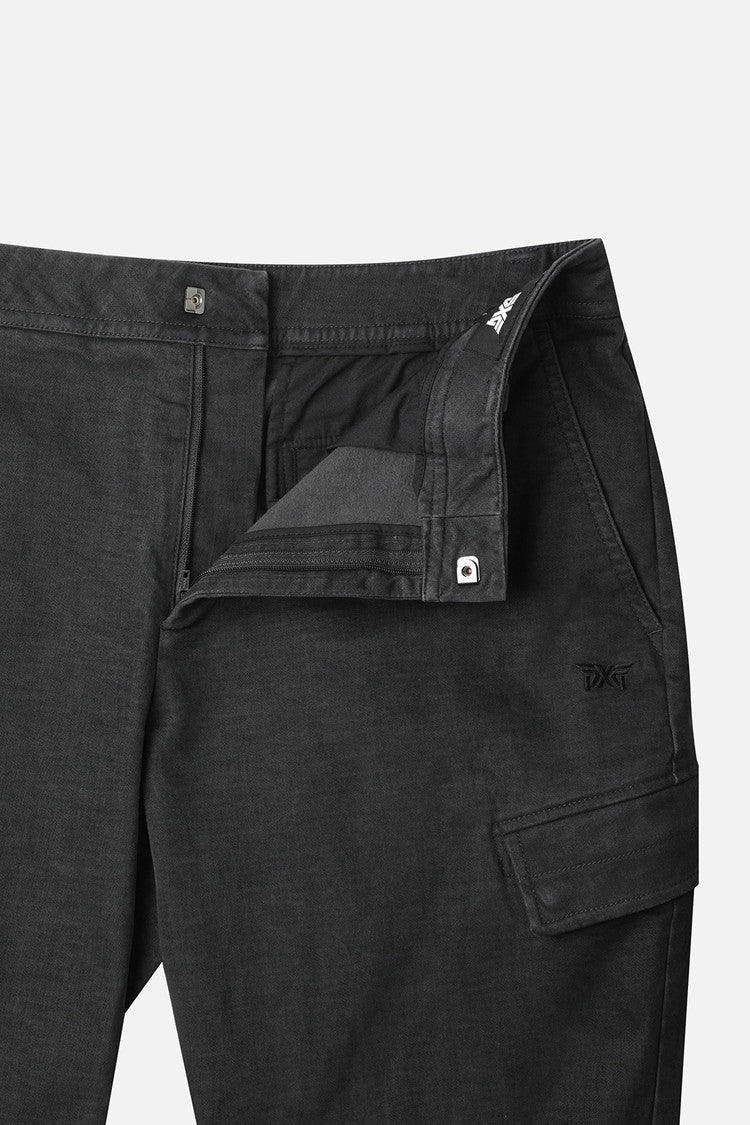 MNS DYEING SEMI-TAPERED FIT PANTS