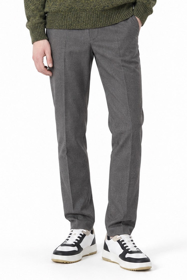 MNS WOOL STANDARD FIT PANTS