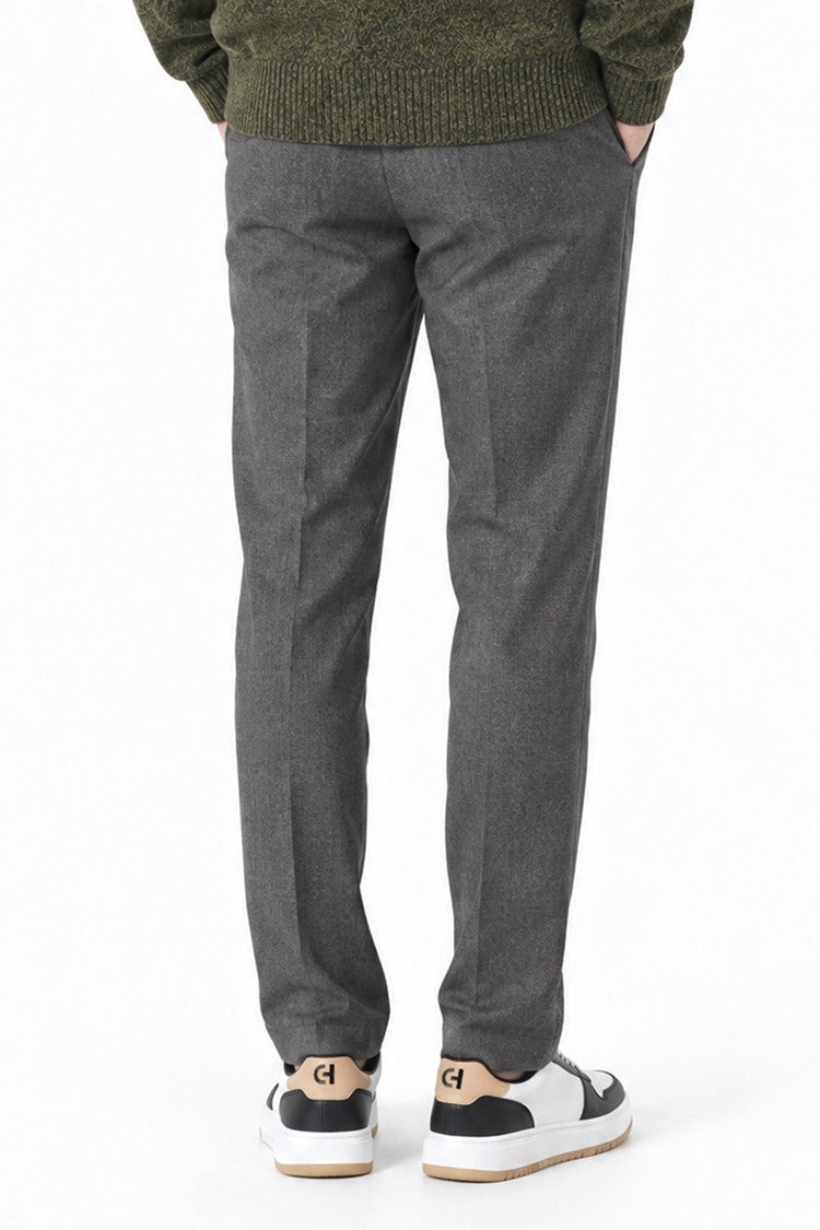 MNS WOOL STANDARD FIT PANTS