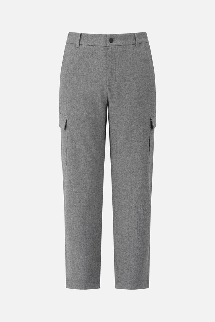 MNS TWO-TONE SEMI-TAPERED FIT PANTS