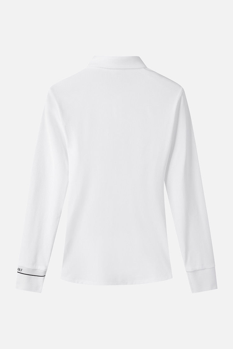 WMNS BASIC COLLAR LS