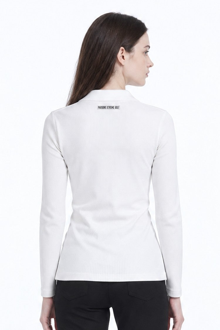 WMNS RIBBED COLLAR SWEATER