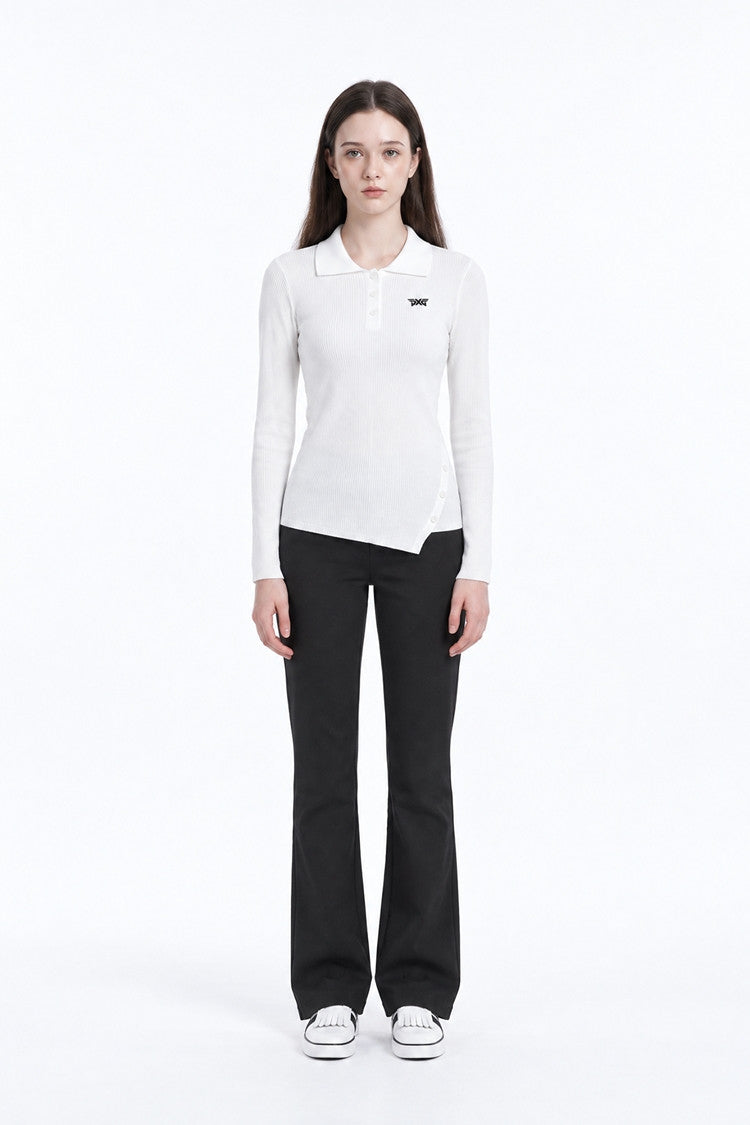 WMNS RIBBED COLLAR SWEATER