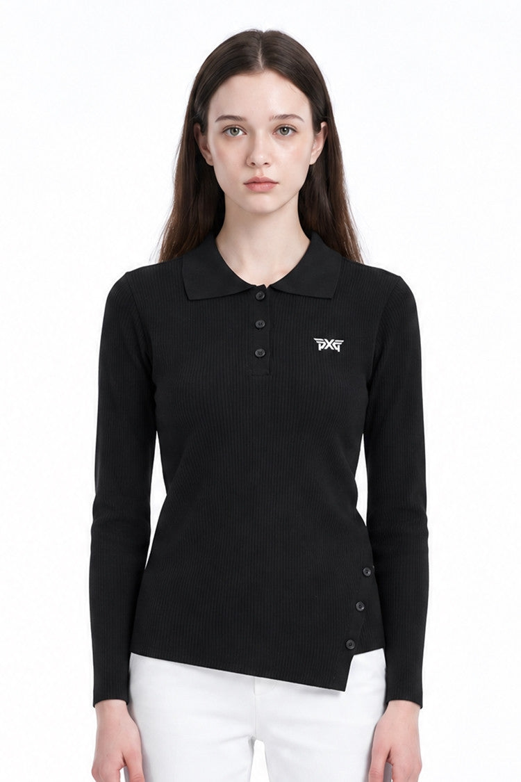 WMNS RIBBED COLLAR SWEATER
