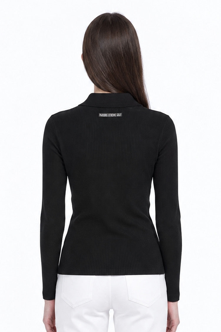WMNS RIBBED COLLAR SWEATER