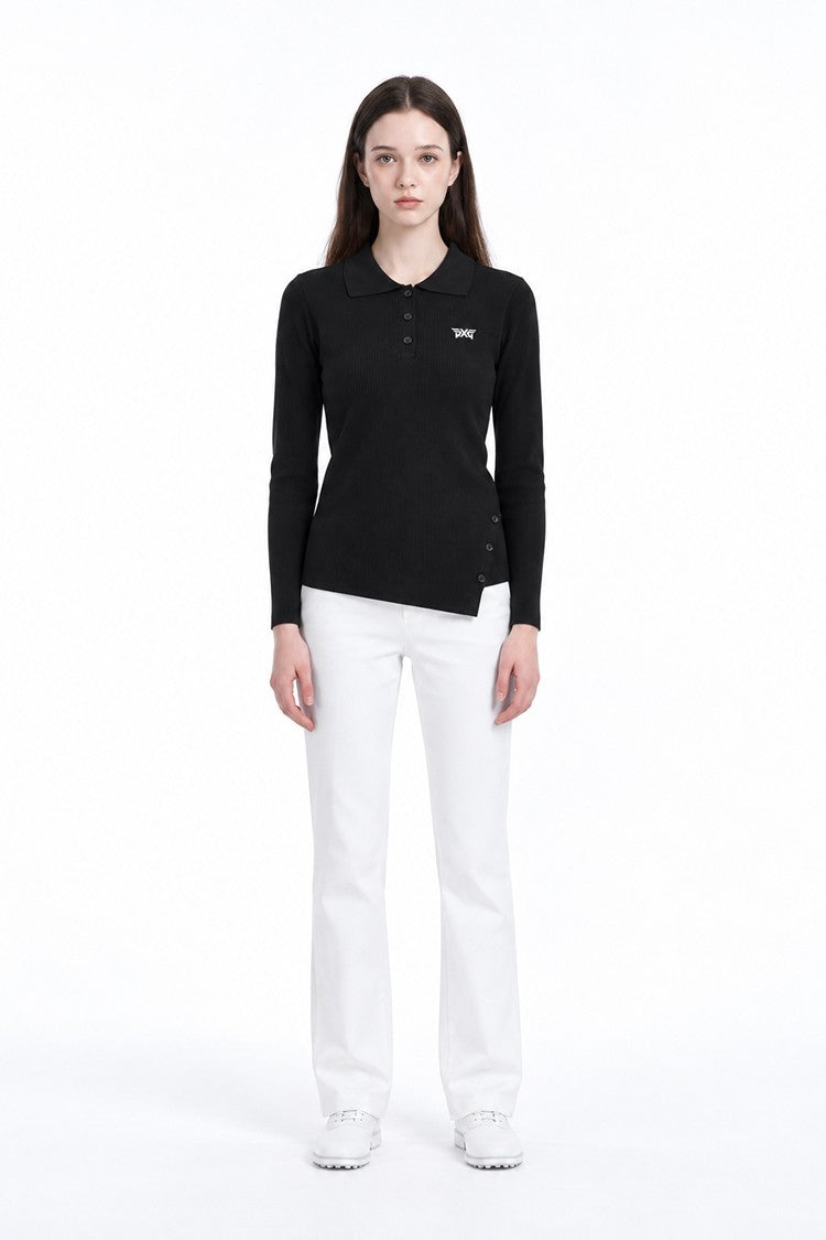 WMNS RIBBED COLLAR SWEATER
