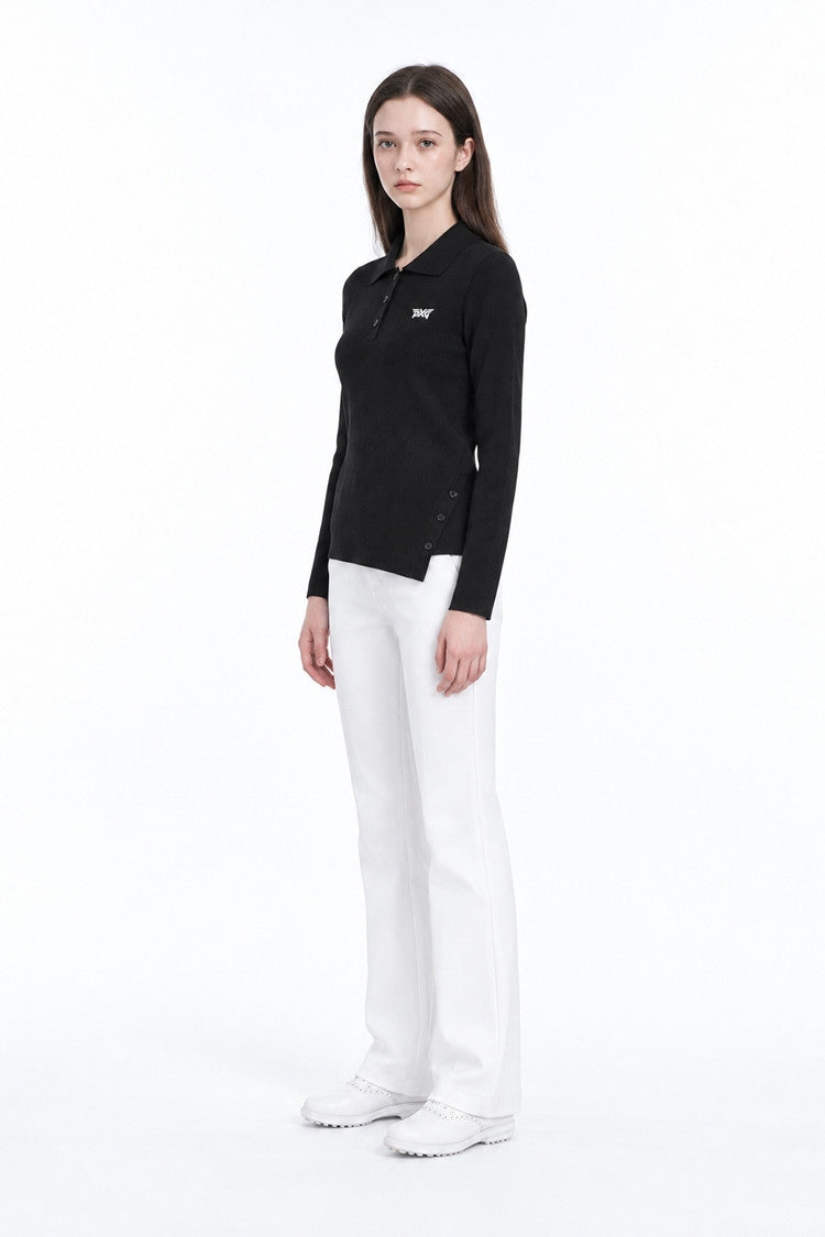 WMNS RIBBED COLLAR SWEATER