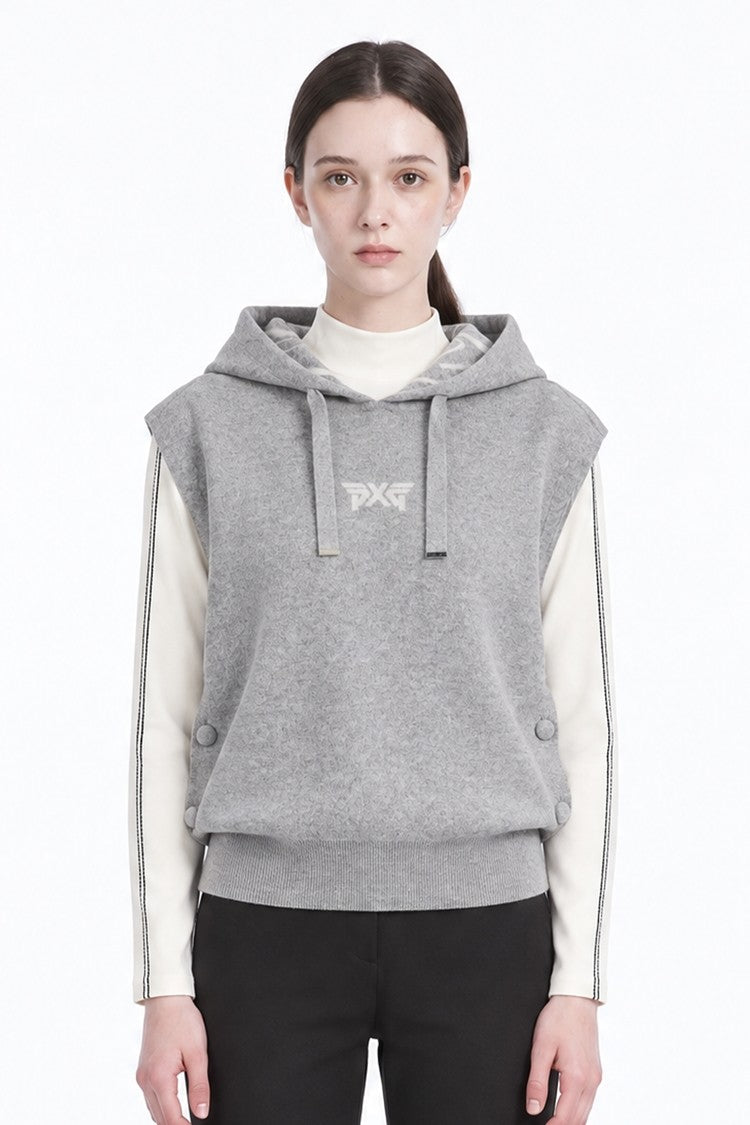 WMNS HOODED KNIT VT