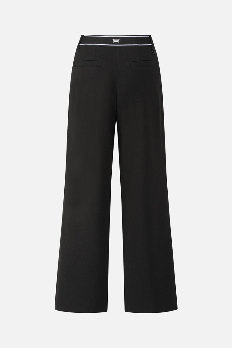 WMNS SIDE PLEAT WIDE PANTS