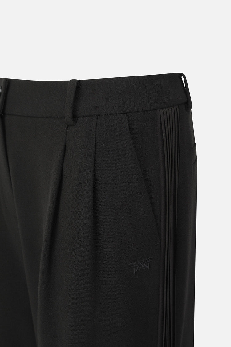 WMNS SIDE PLEAT WIDE PANTS
