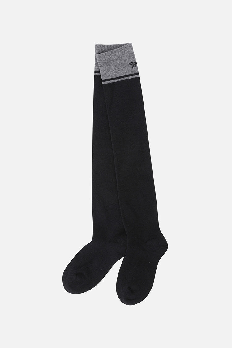 WMNS COLOR BLOCK OVER THE KNEE SOCKS