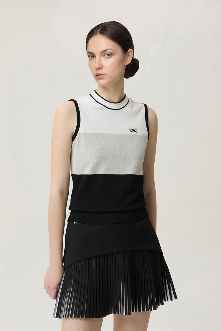 WMNS COLOR BLOCK KNIT SL
