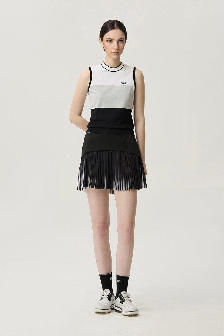WMNS COLOR BLOCK KNIT SL