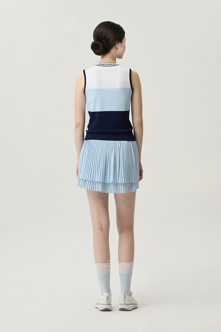 WMNS COLOR BLOCK KNIT SL
