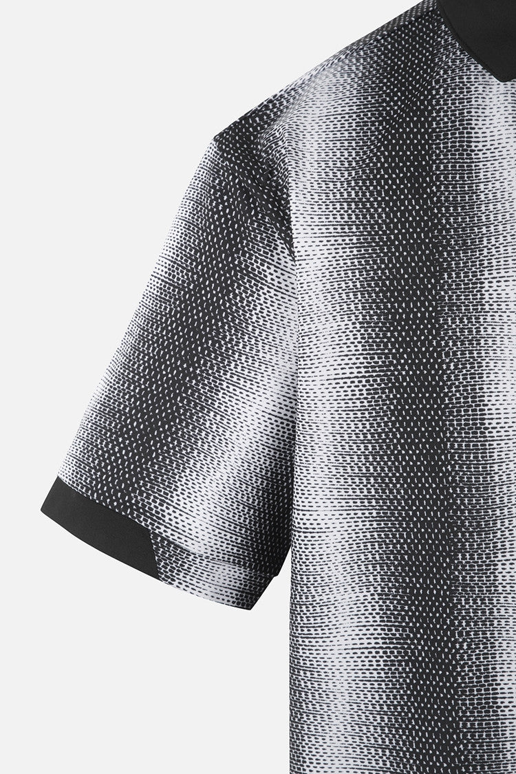 MNS PATTERN PRINT COLLAR SS