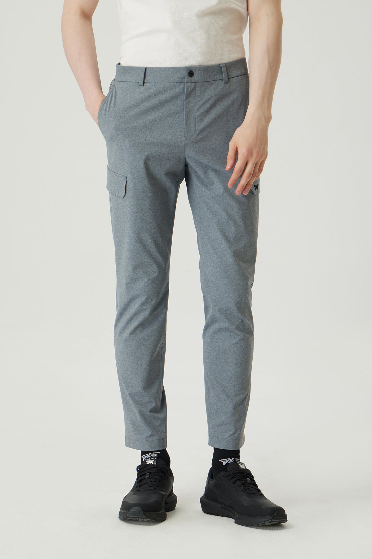 MNS POCKET POINT SEMI-TAPERED FIT PANTS