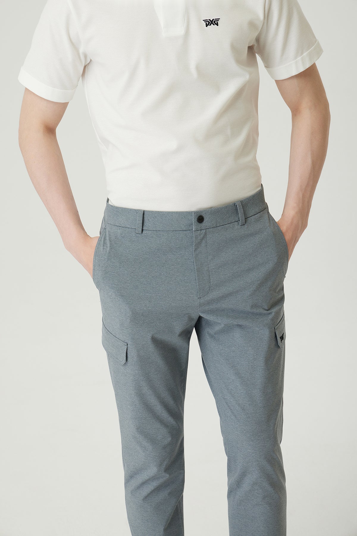 MNS POCKET POINT SEMI-TAPERED FIT PANTS