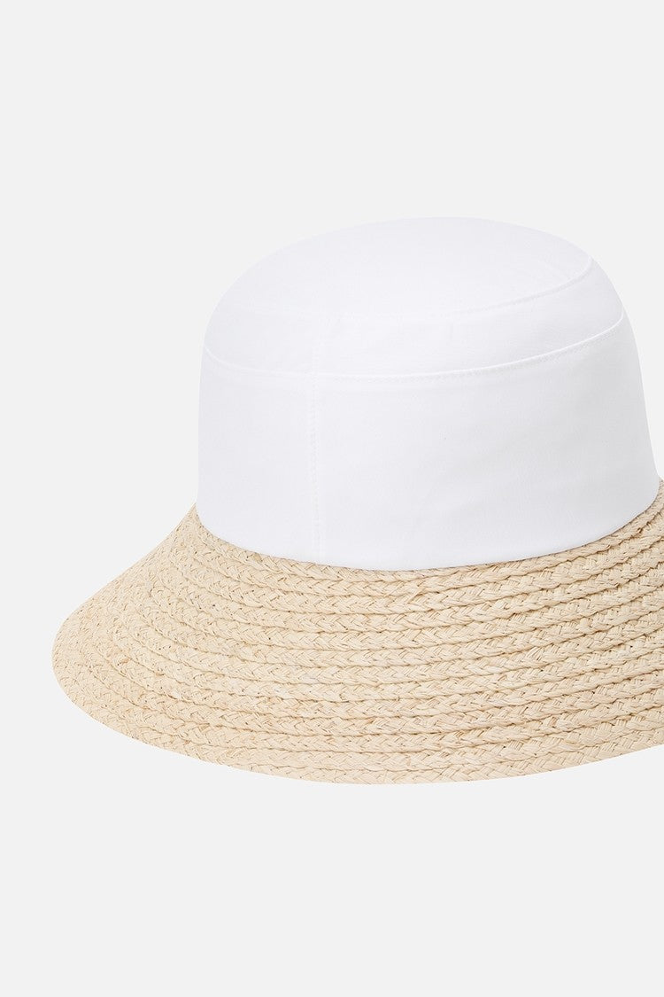 WMNS COLORBLOCK RAFFIA HAT