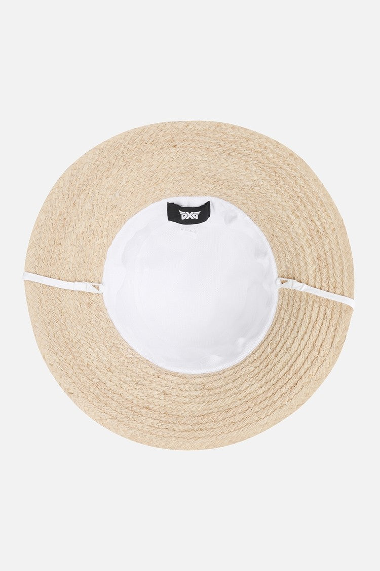WMNS COLORBLOCK RAFFIA HAT