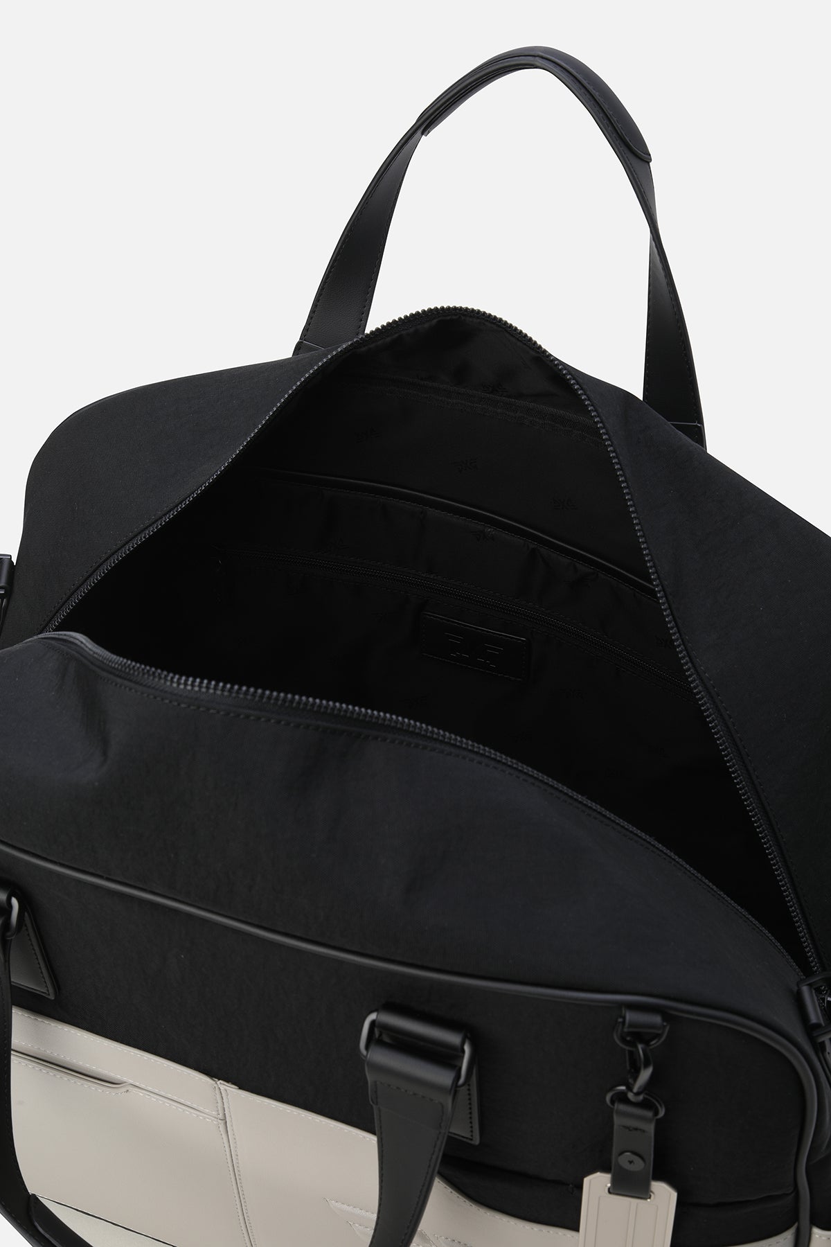 PERFORATED HYBRID BOSTON BAG