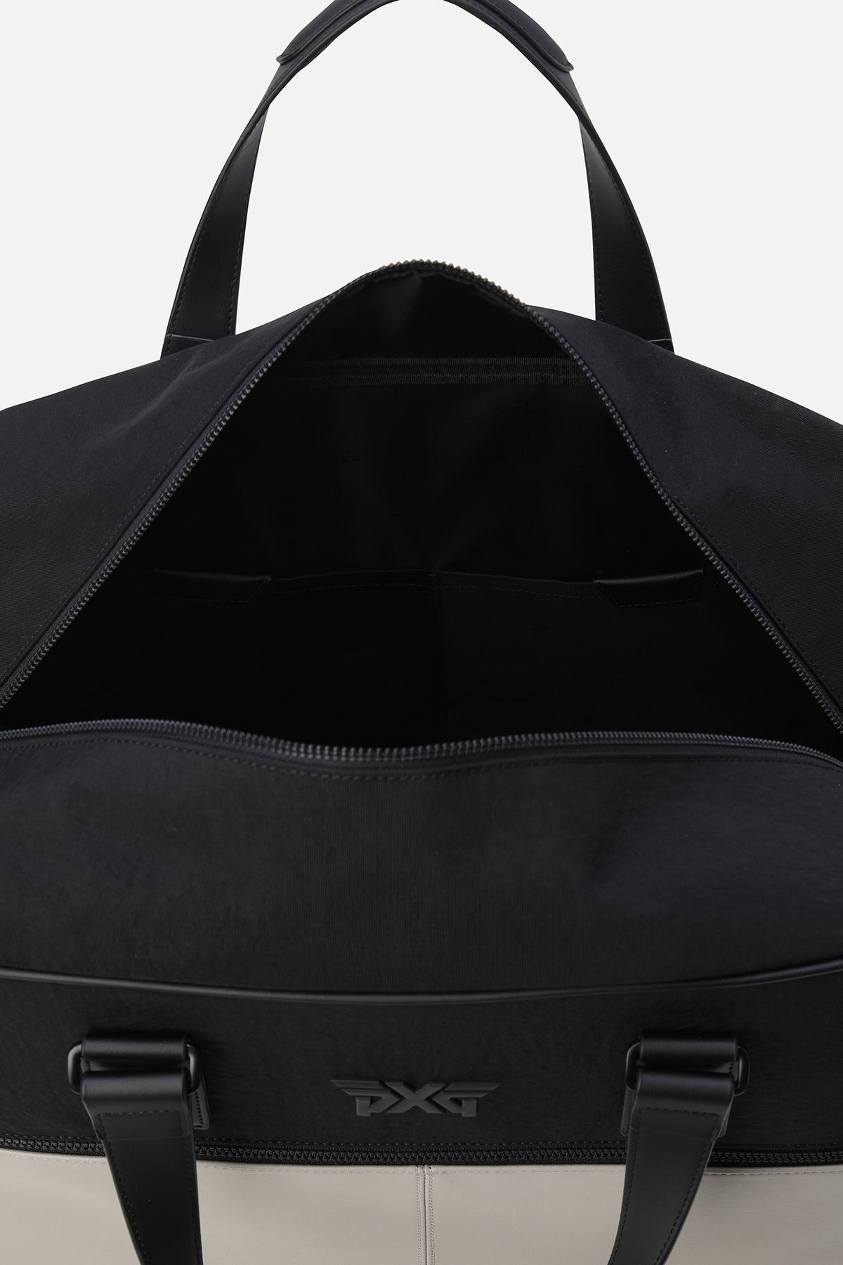 PERFORATED HYBRID BOSTON BAG