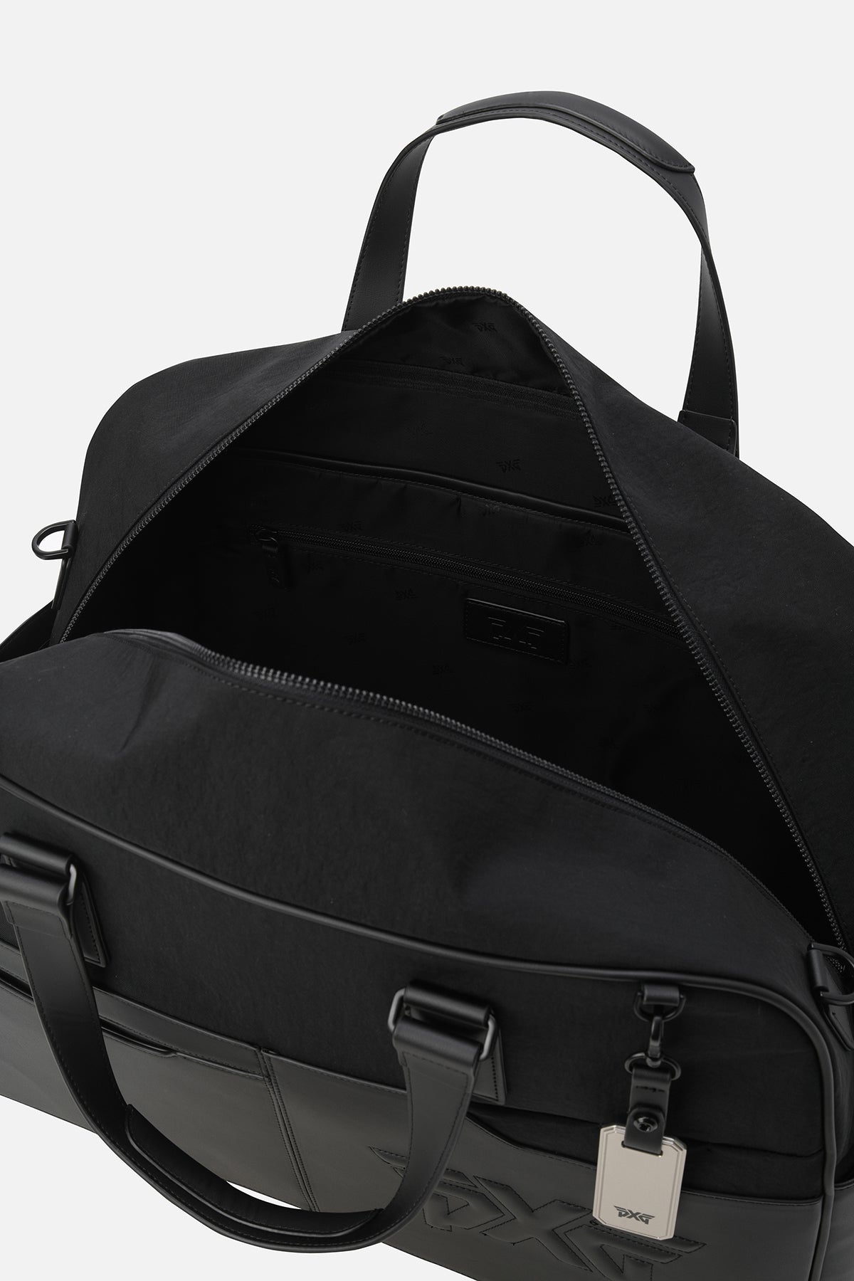 PERFORATED HYBRID BOSTON BAG