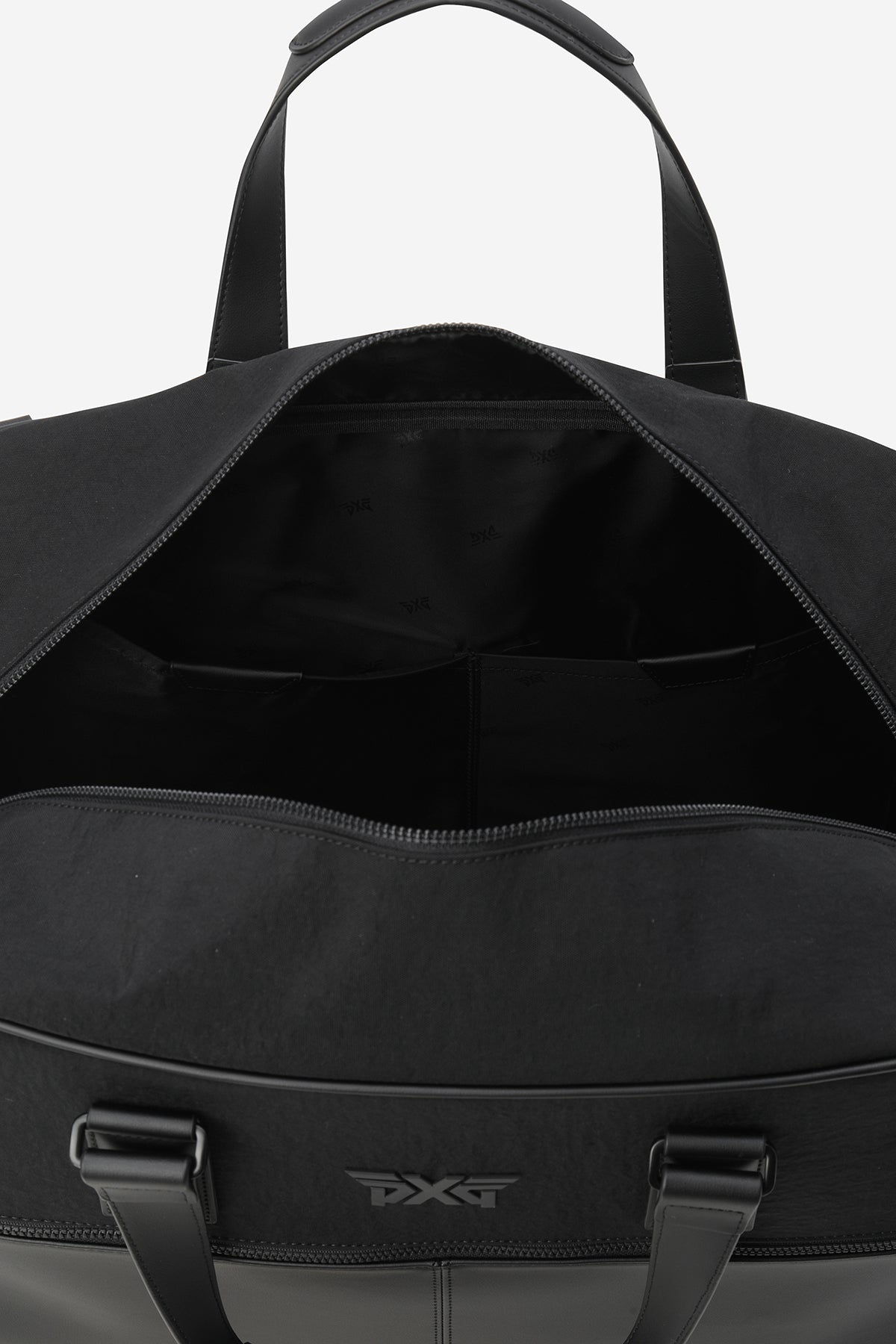 PERFORATED HYBRID BOSTON BAG