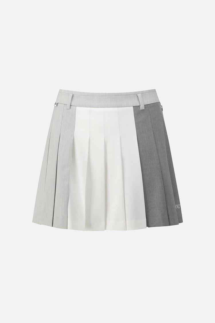 WMNS TRICOLOR PLEATED SK