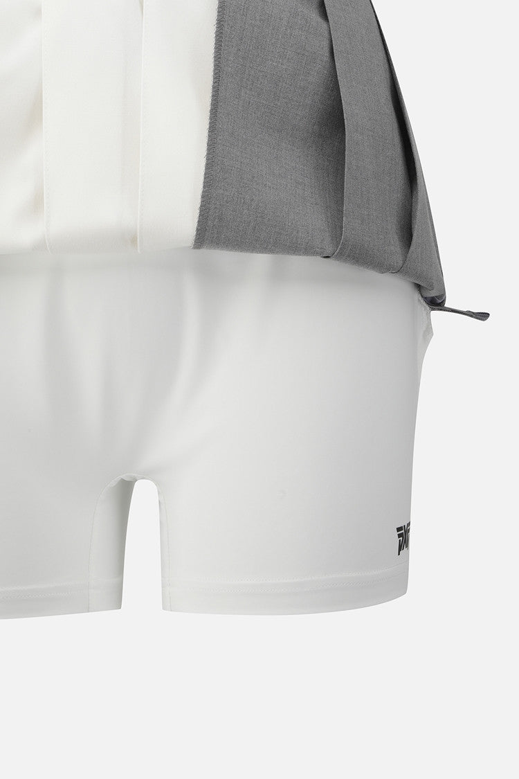 WMNS TRICOLOR PLEATED SK
