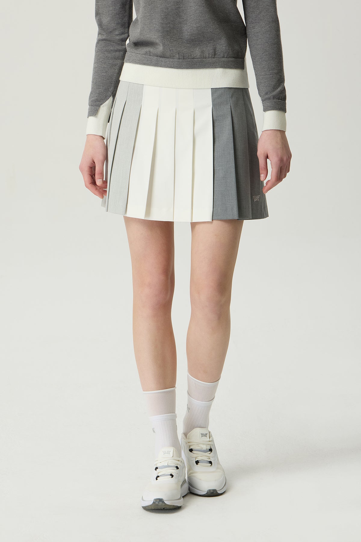 WMNS TRICOLOR PLEATED SK